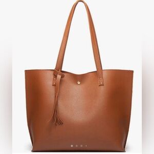 Brown tote / shoulder bag